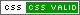 Valid CSS